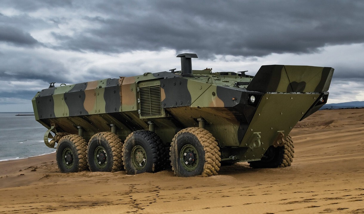 SUPERAV Italian 8x8 Amphibious Armored Personnel Carrier (APC) (A)